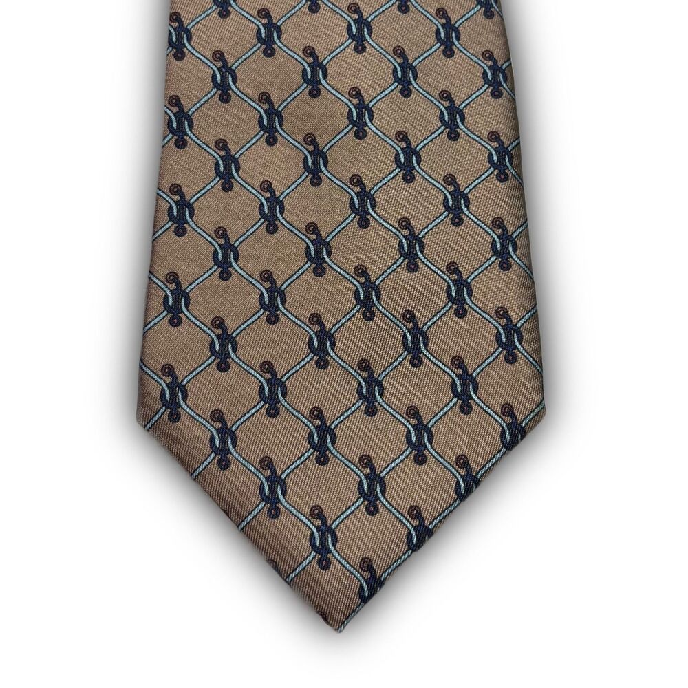 Saks Fifth Avenue Nautical Knot Silk Tie